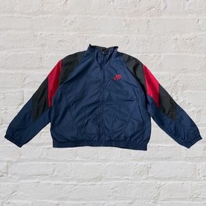 Mens Black And White Nike Windbreaker 